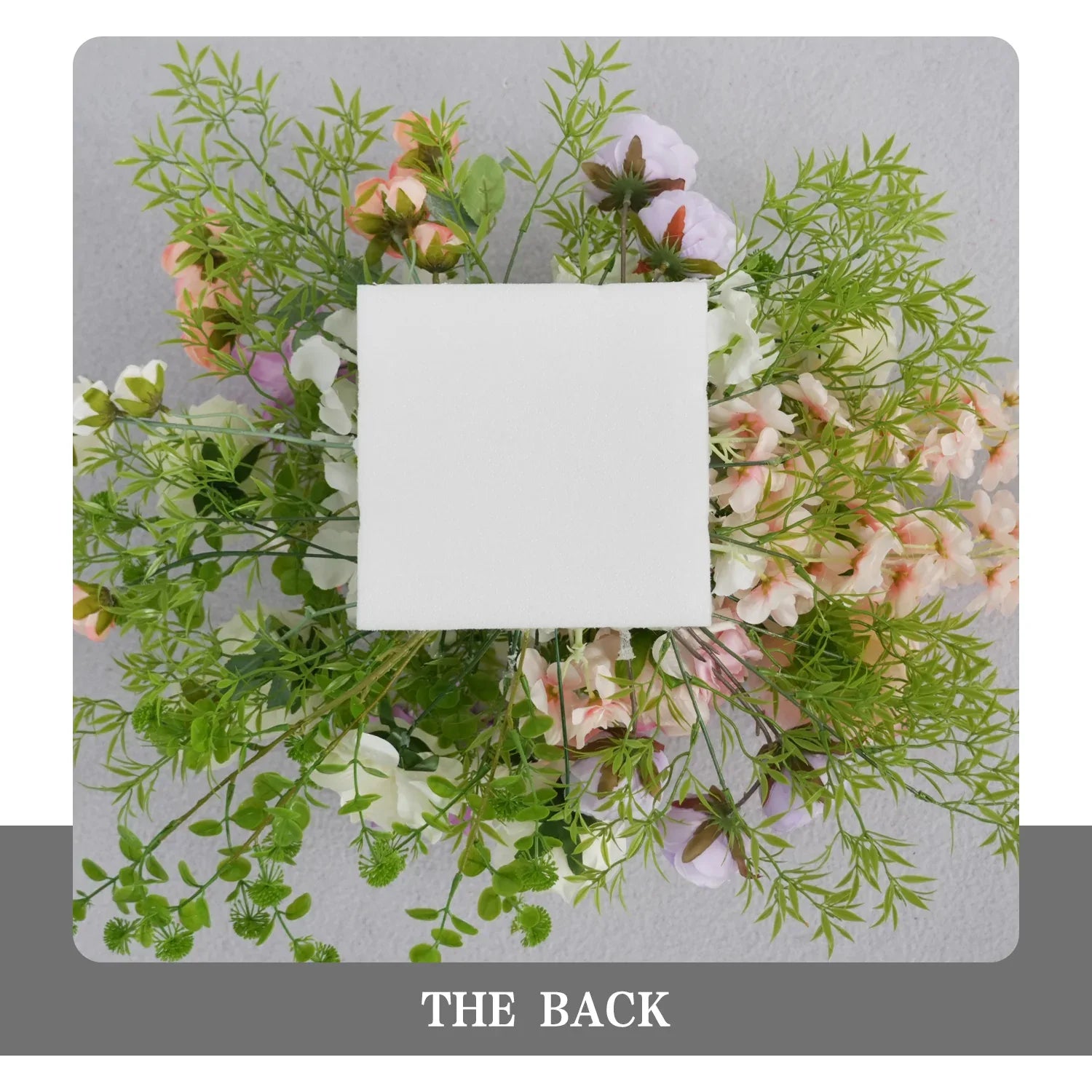 Uflower Artificial Purple Pink Wedding KT Backdrop Flower Row Decor SET80077 - Uflower