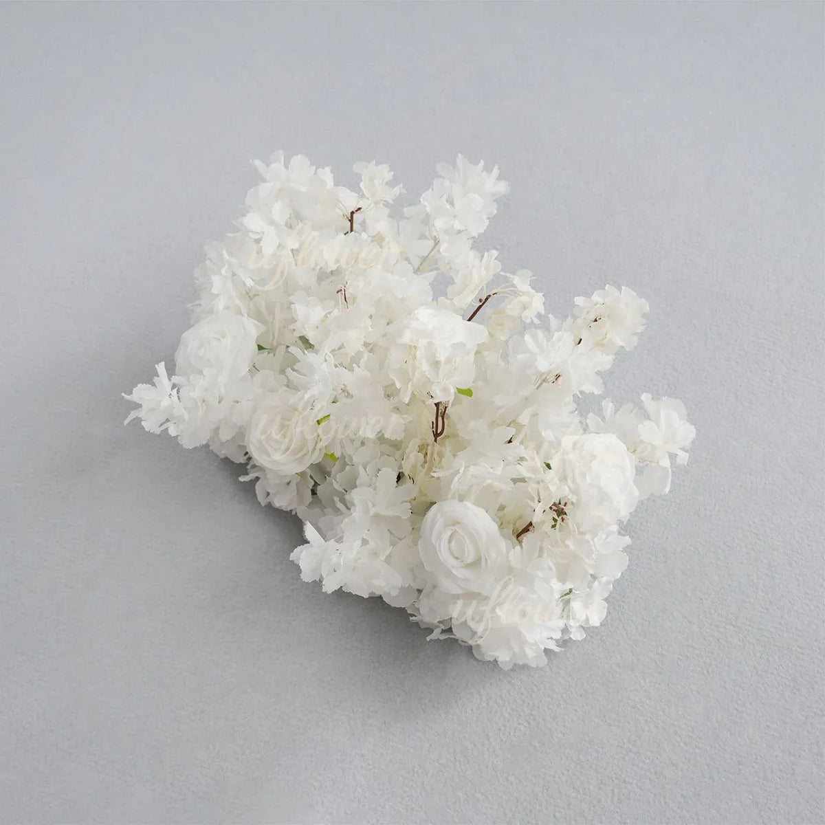 Uflower White Cherry Blossoms Wedding Background KT Board Decoration MC80205 - Uflower