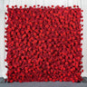 Uflower Artificial Red Rose Flower Wall Wedding Roller Blind Decor SET80013 - Uflower