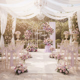 Uflower Artificial Purple Wedding KT Backdrop Flower Row Decor SET80063 - Uflower