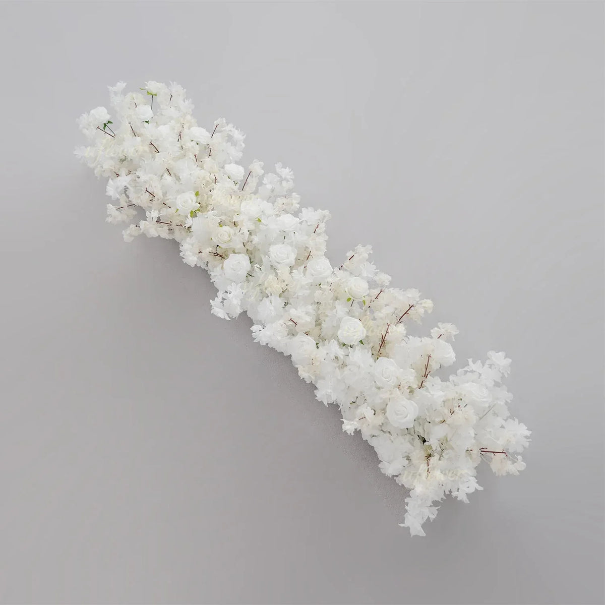 Uflower White Cherry Blossoms Wedding Background KT Board Decoration MC80205 - Uflower