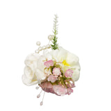 Uflower Wrist Corsages in Blush White MG80009-04*6