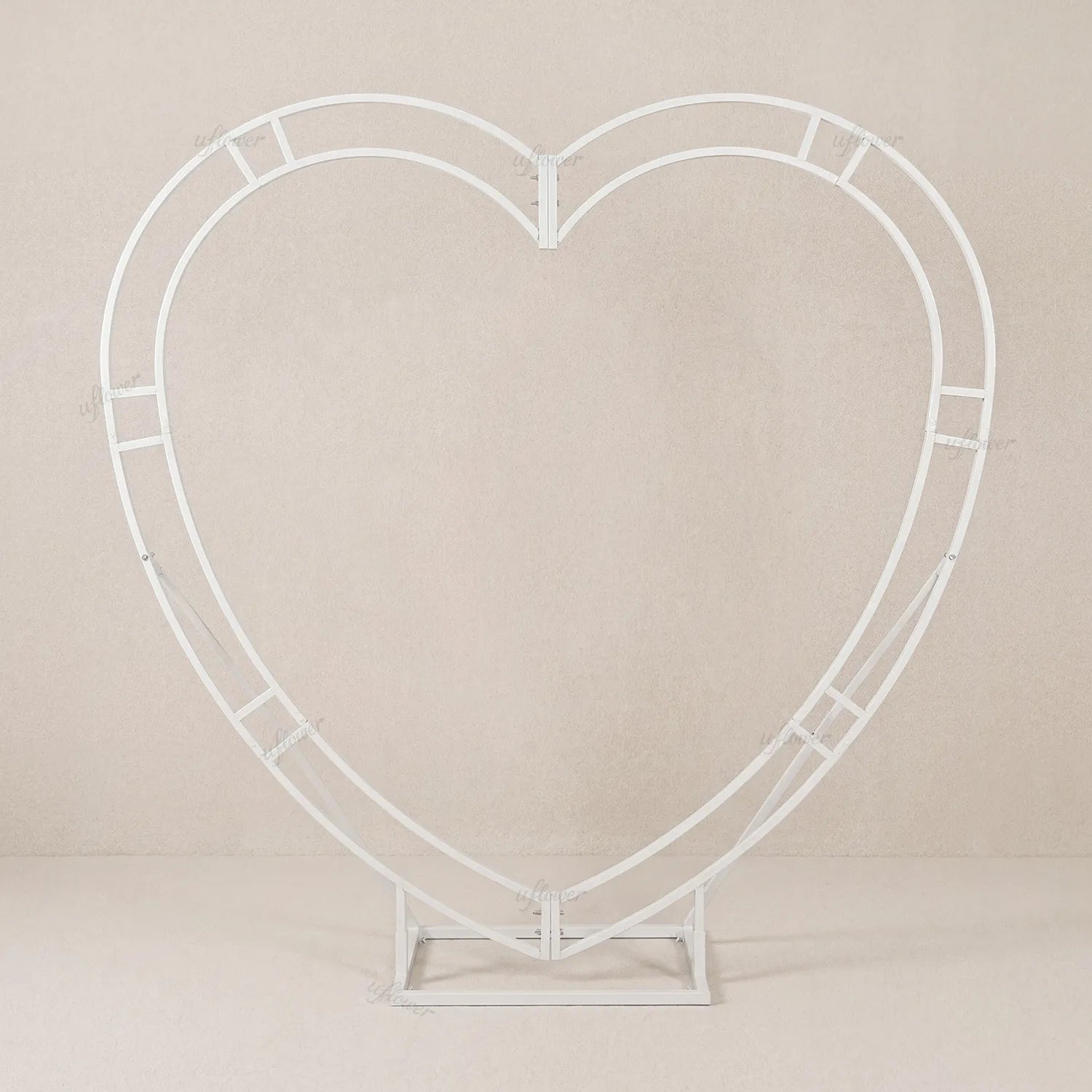 Uflower Square Arch Stand Wedding Background Event Floral Decor Props MSD80023