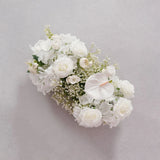 Uflower White Baby's Breath Flower Row Wedding KT Backdrop Decor SET80170