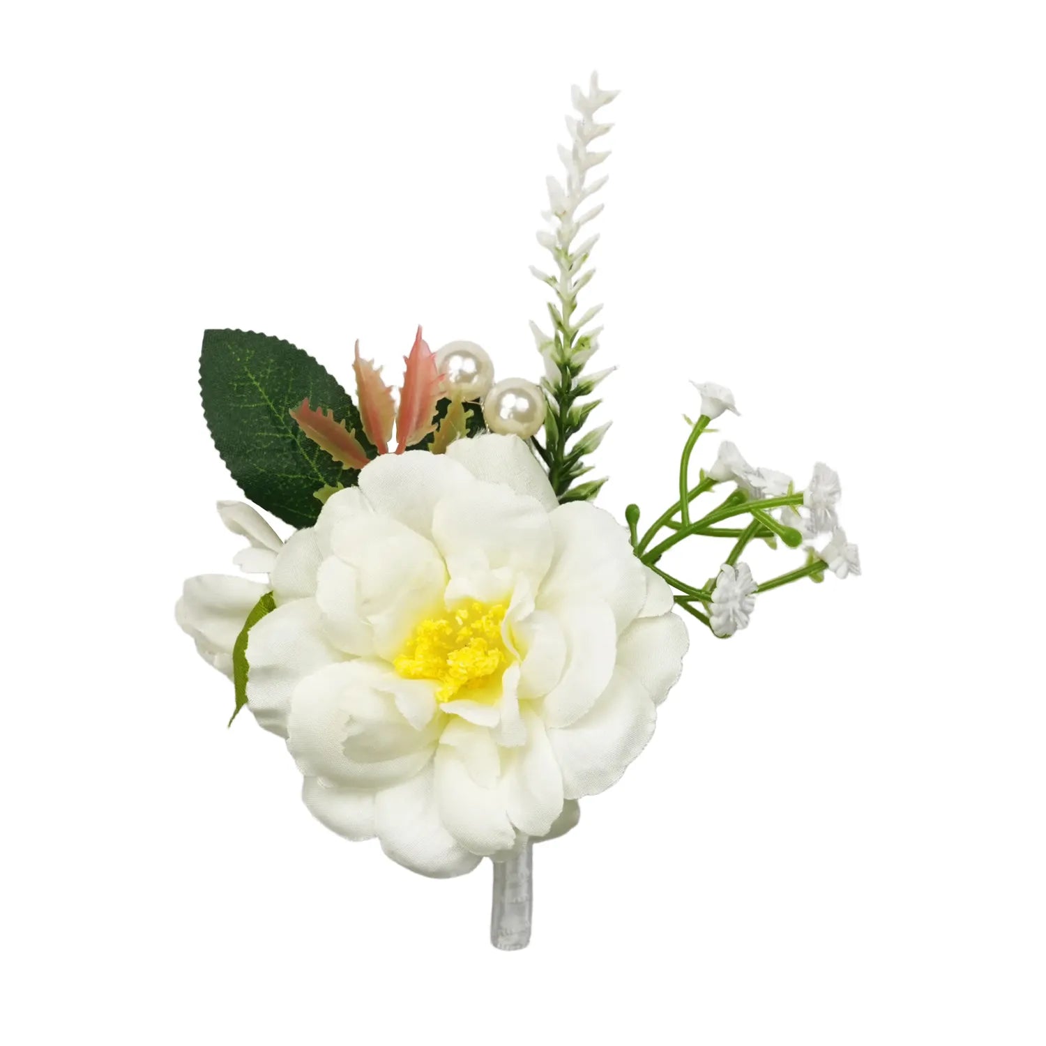 Uflower Boutonnieres in White MG80009-02*6