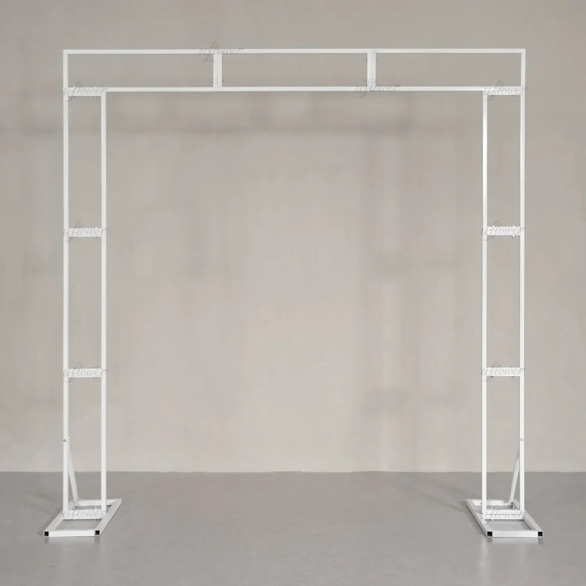 Uflower Square Arch Stand Wedding Background Event Floral Decor Props Frame MSD80030-01 - Uflower