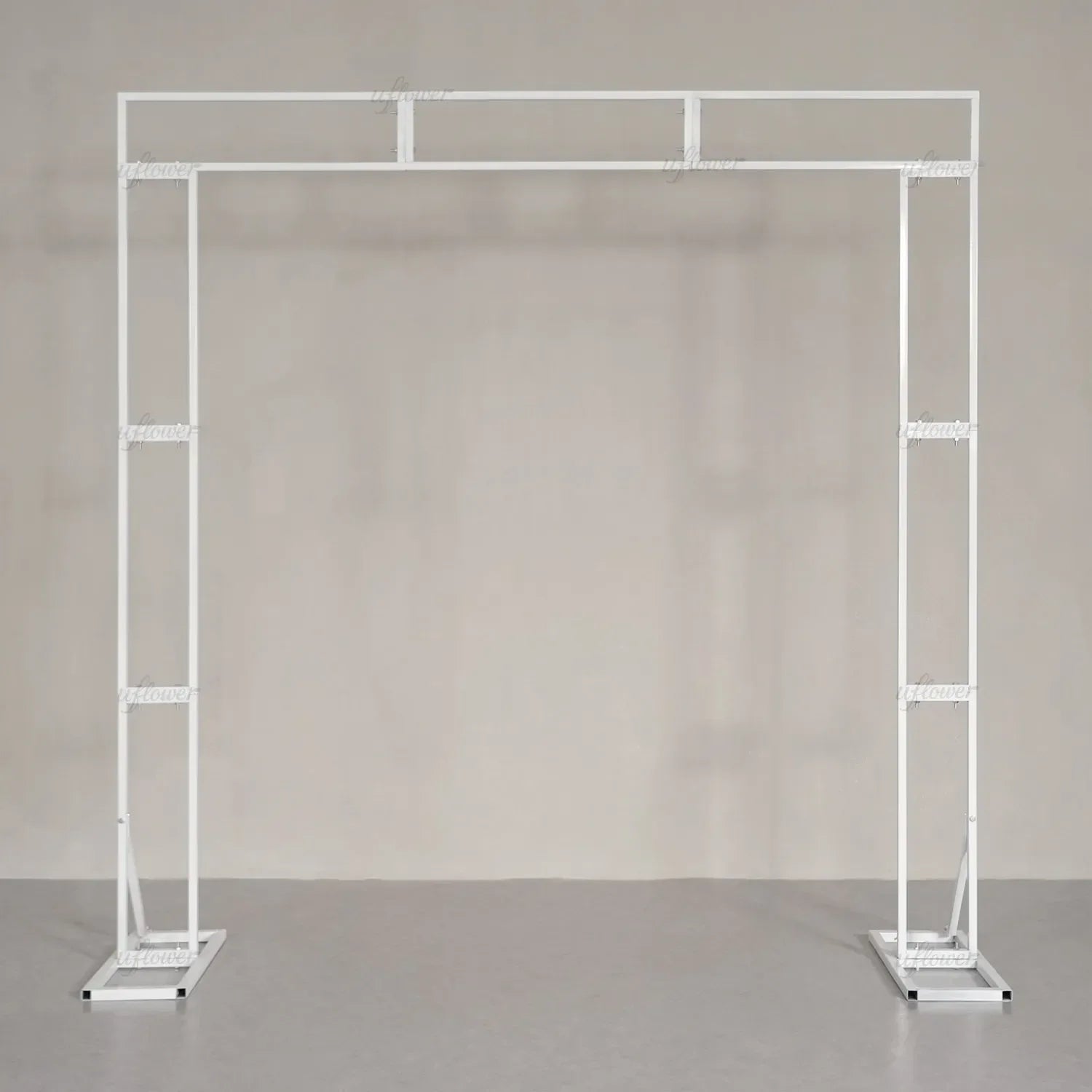 Uflower Square Arch Stand Wedding Background Event Floral Decor Props Frame MSD80030-01 - Uflower