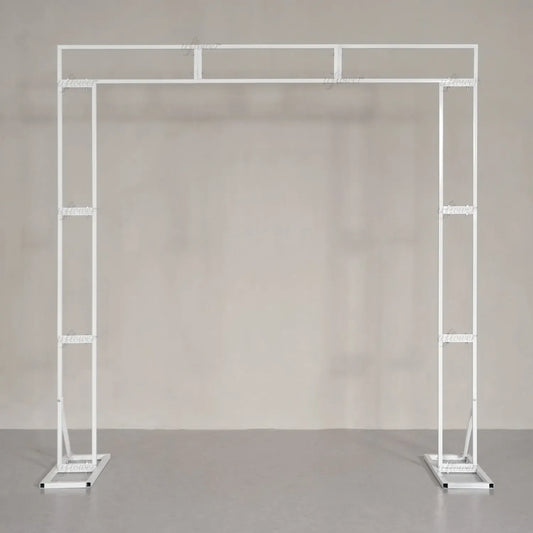 Uflower Square Arch Stand Wedding Background Event Floral Decor Props Frame MSD80030-01 - Uflower