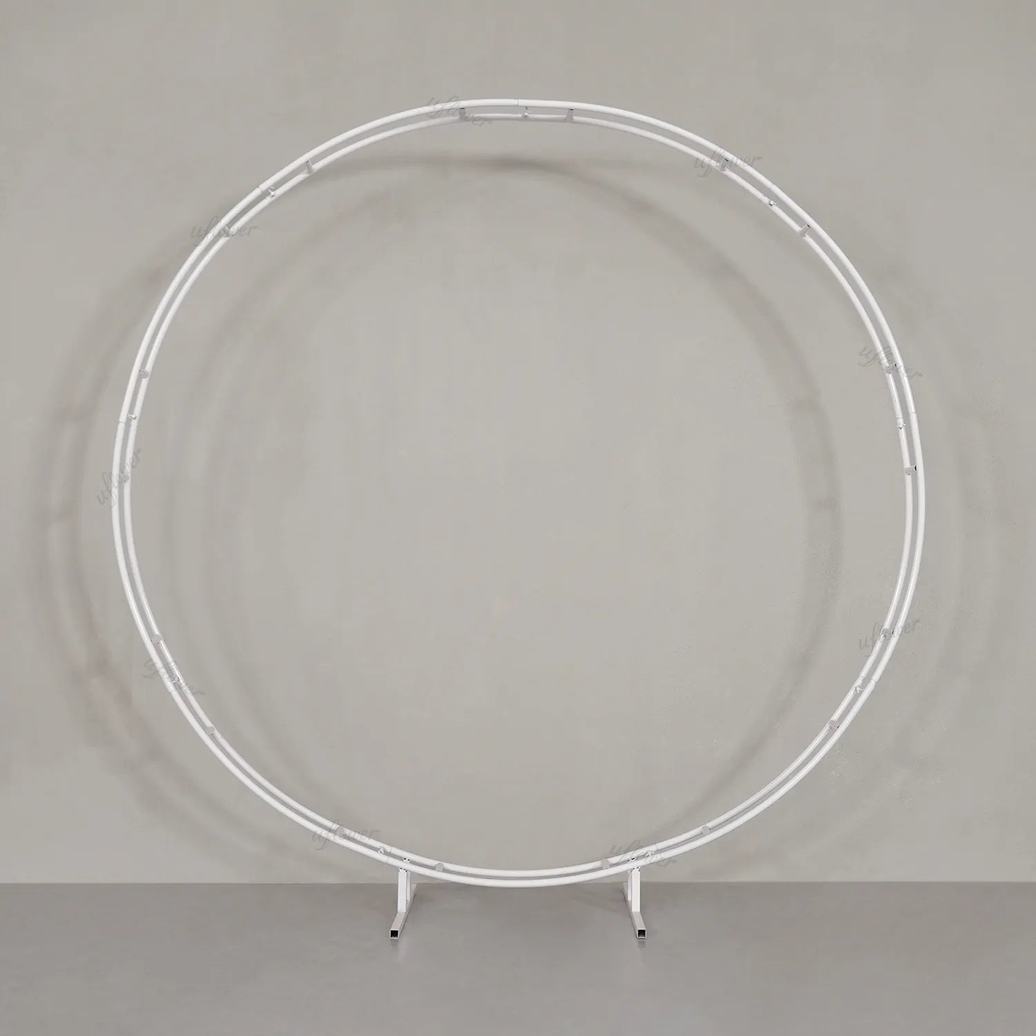 Uflower 2M Round Iron Arch Wedding Arch Flower Stand Event Frame Props MSD80025-01