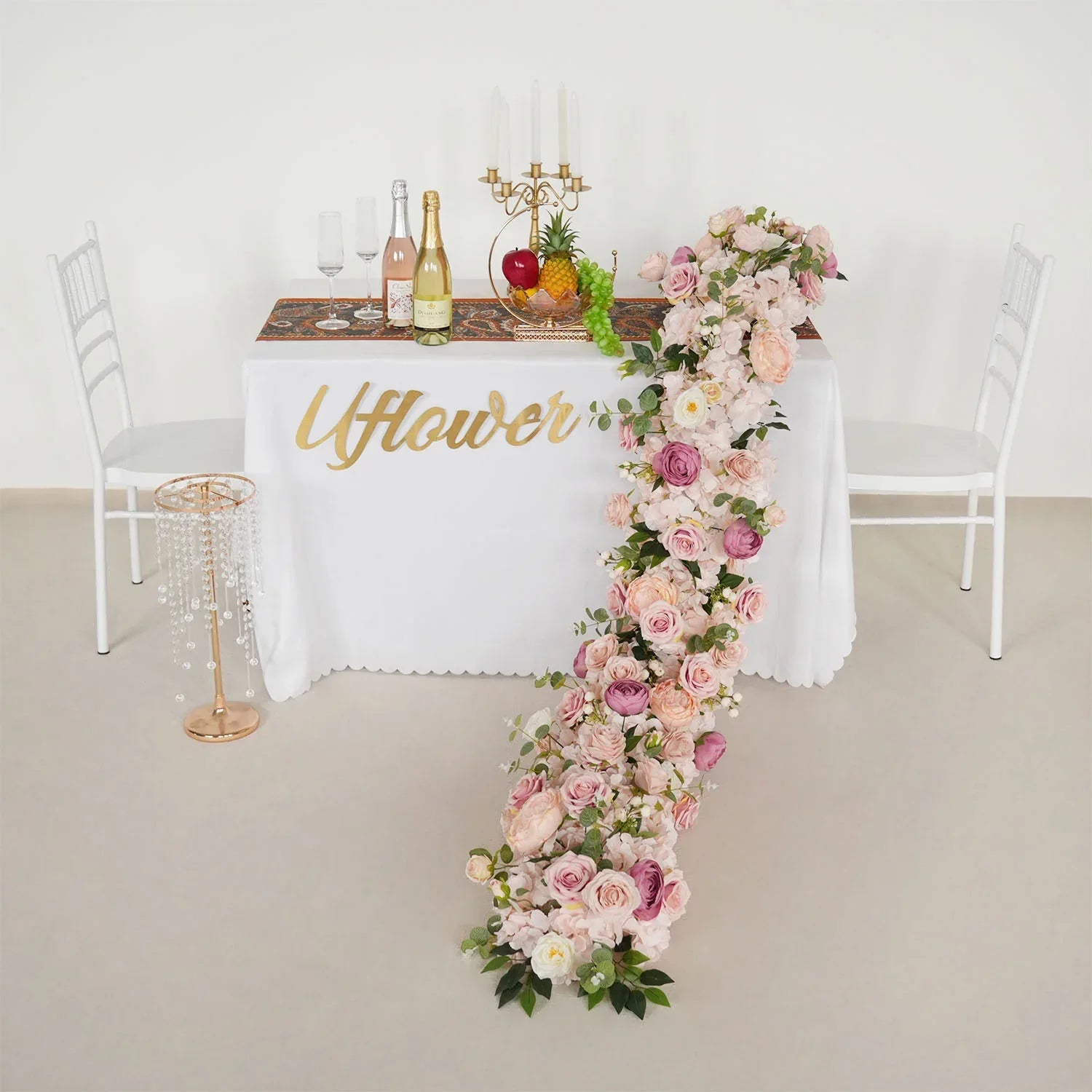 Uflower Artificial Flower Row Sofa Table Runner Floor Flower Arrangement MC80107 - Uflower