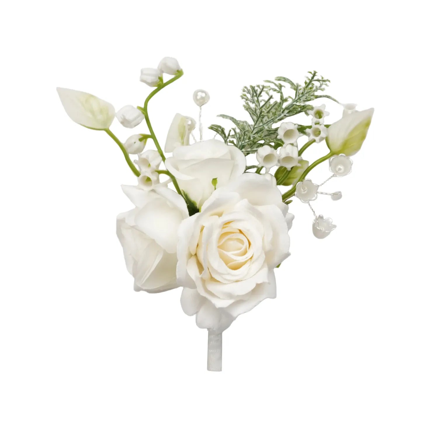 Uflower Boutonnieres in Ivory MG80012-02*6