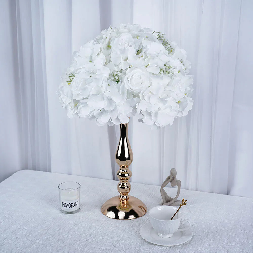 Uflower 35CM Artificial Flower Table Centerpiece Flower Ball Wedding Floral Arrangement MB80002 - Uflower