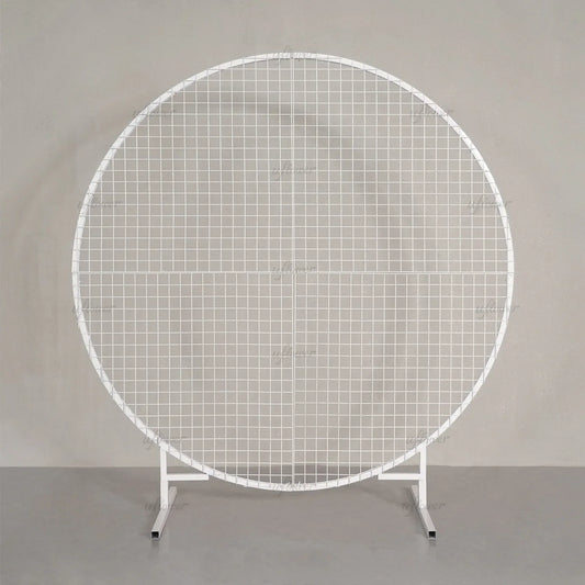 Uflower 1.5M Round Arch Stand Wedding Background Event Floral Decor Props MSD80026-01 - Uflower