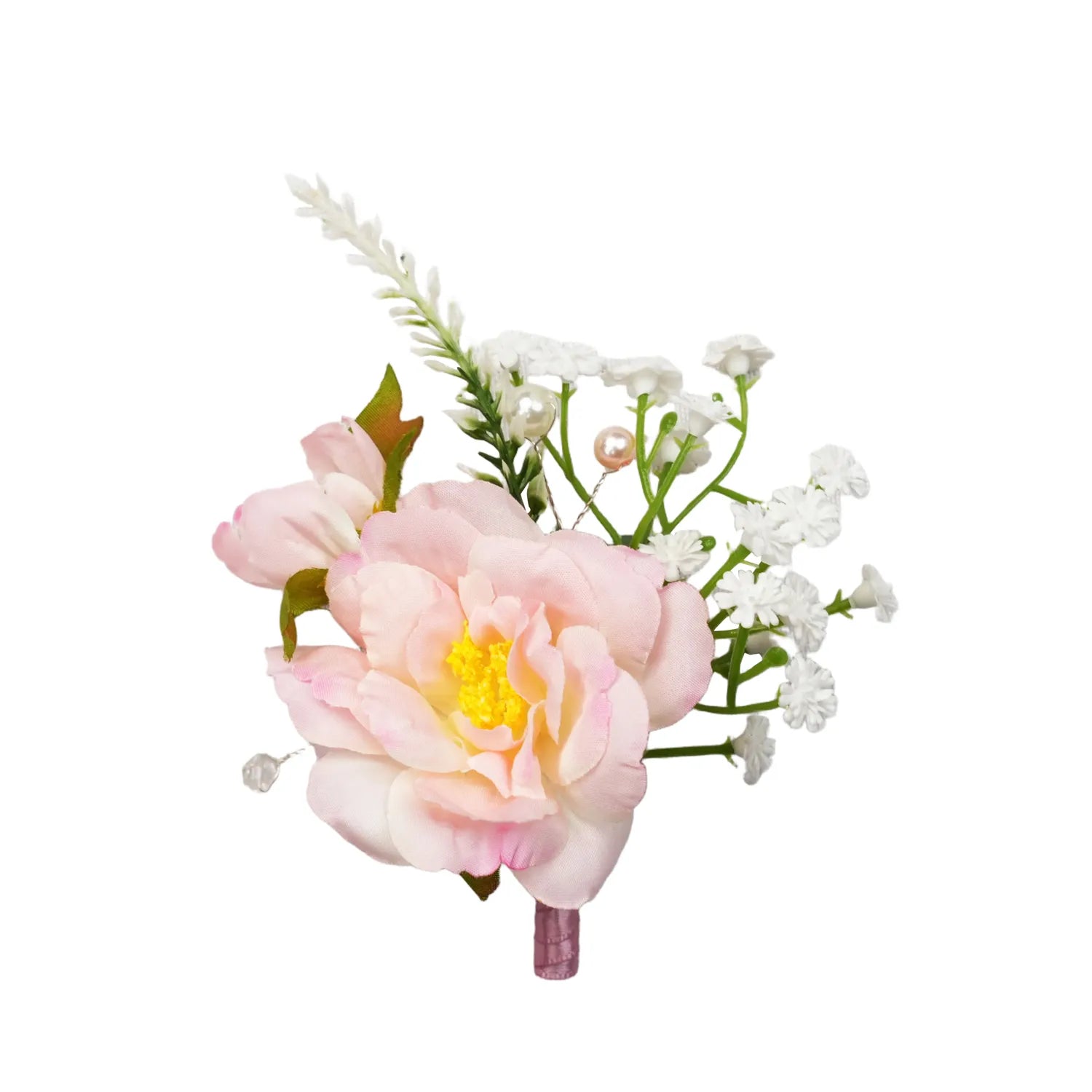 Uflower Boutonnieres in Blush White MG80009*-03*6