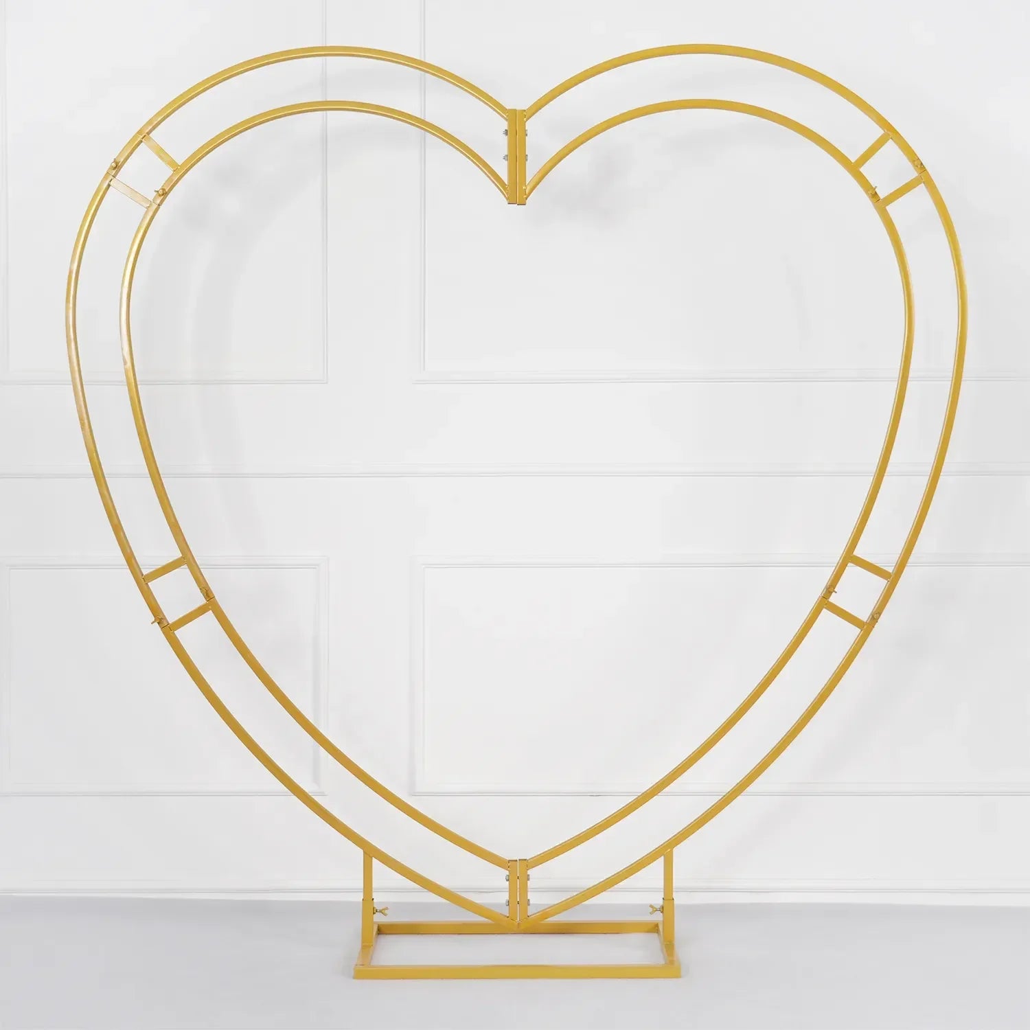 Uflower 2M Heart Arch Stand Wedding Background Event Floral Decor Props MSD80001-01 - Uflower