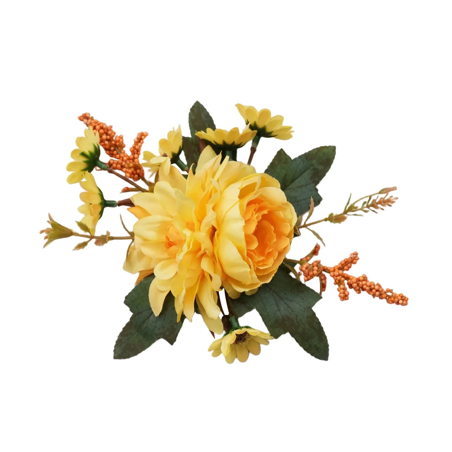 Uflower Wrist Corsages in Yellow MG80003-04 - Uflower