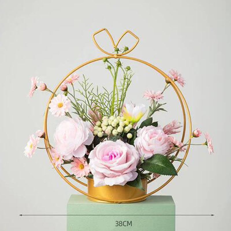 Green Table Flower Arrangement Simulation Flower High-end Light Luxury Table Flower - Uflower
