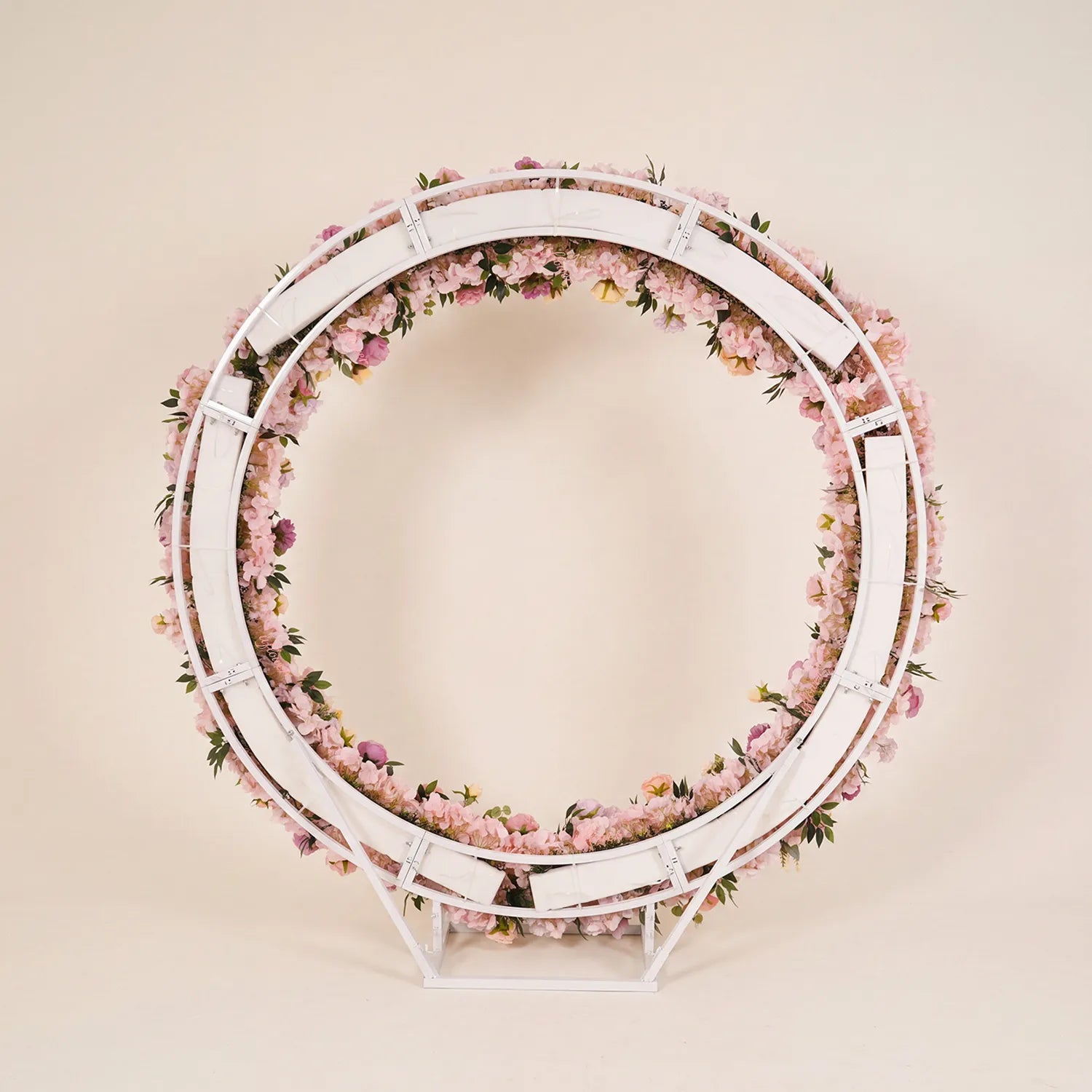 Uflower Artificial Wedding Arch Flowers Set – Round Wedding Arch Decor SET80277-01