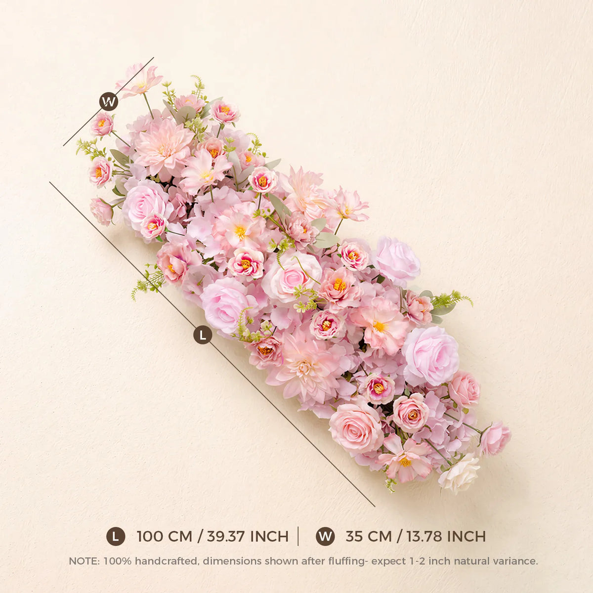 Uflower  Flower Row Decor Wedding Party Event Props MC80389-01