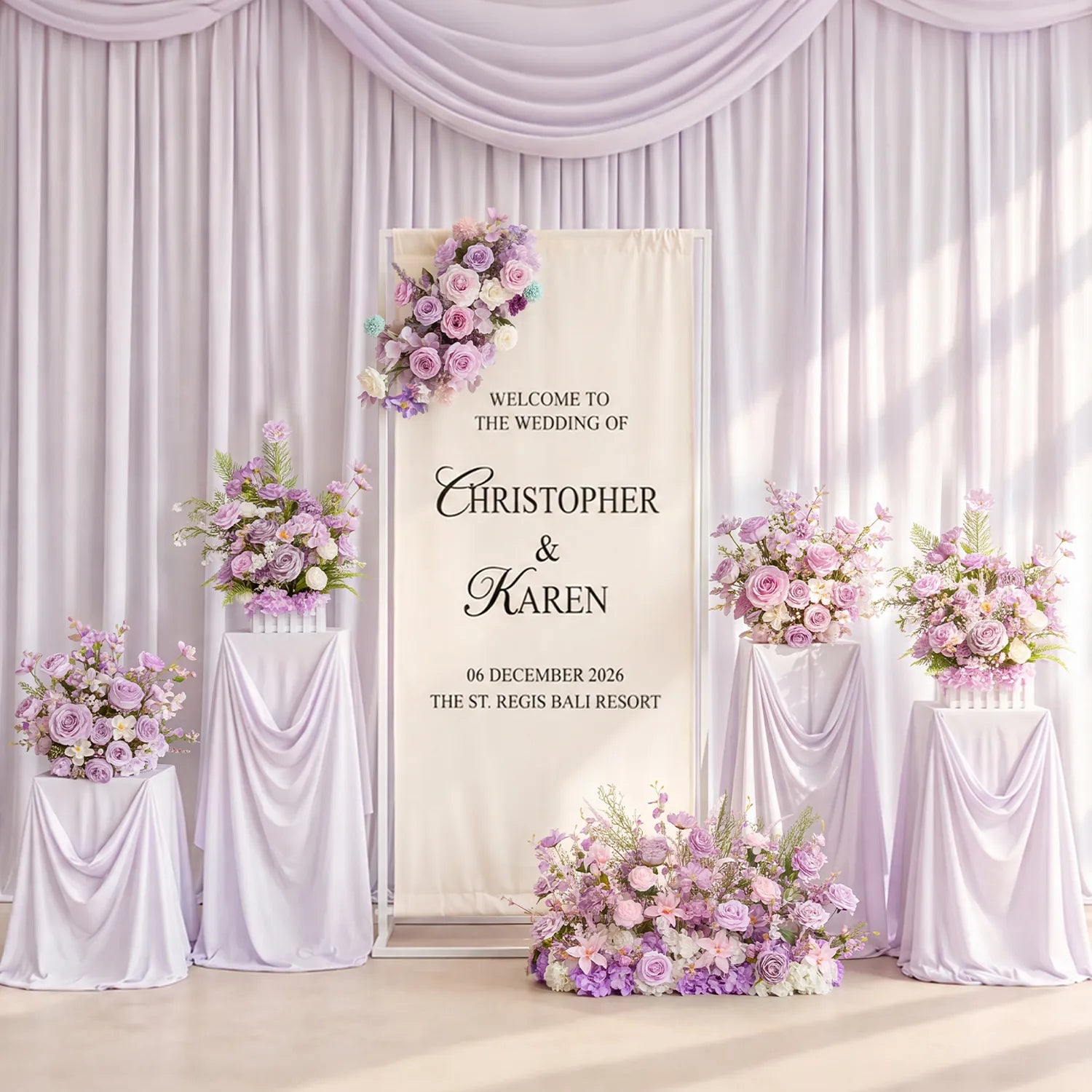 Uflower Purple Wedding & Party Decor | One-Stop Styling, Multiple Sizes, One Cohesive Style