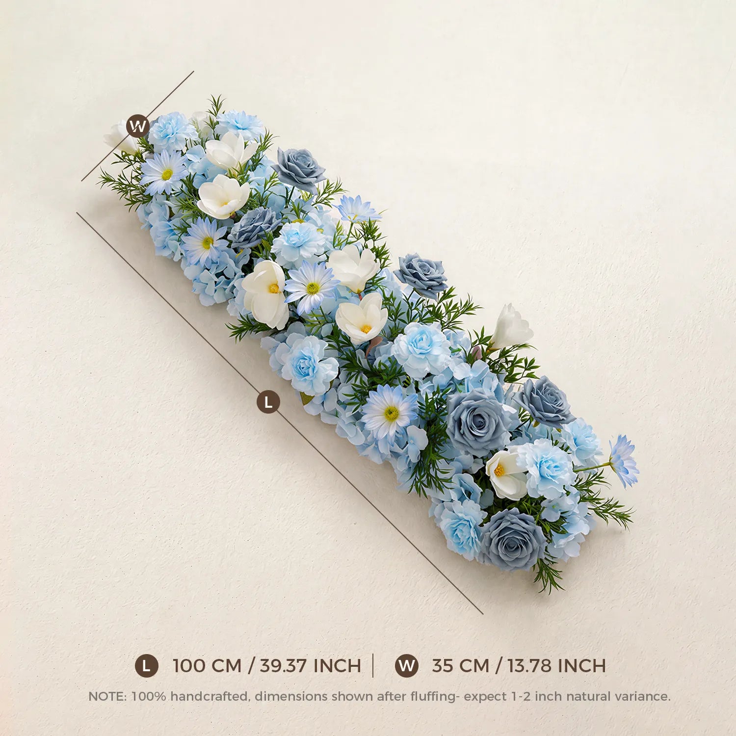 Uflower Rangée de fleurs Décoration de mariage Événement Accessoires MC80389-01
