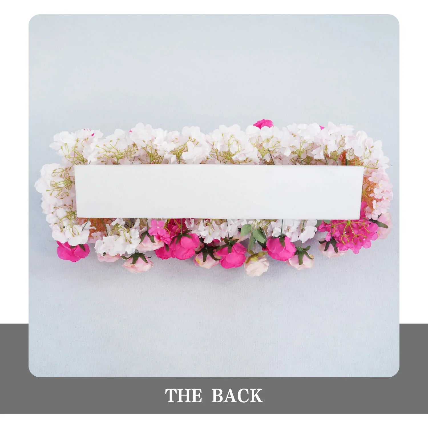 Uflower Rose red rose wedding background arch KT board decoration flower arrangement SET80092 - Uflower
