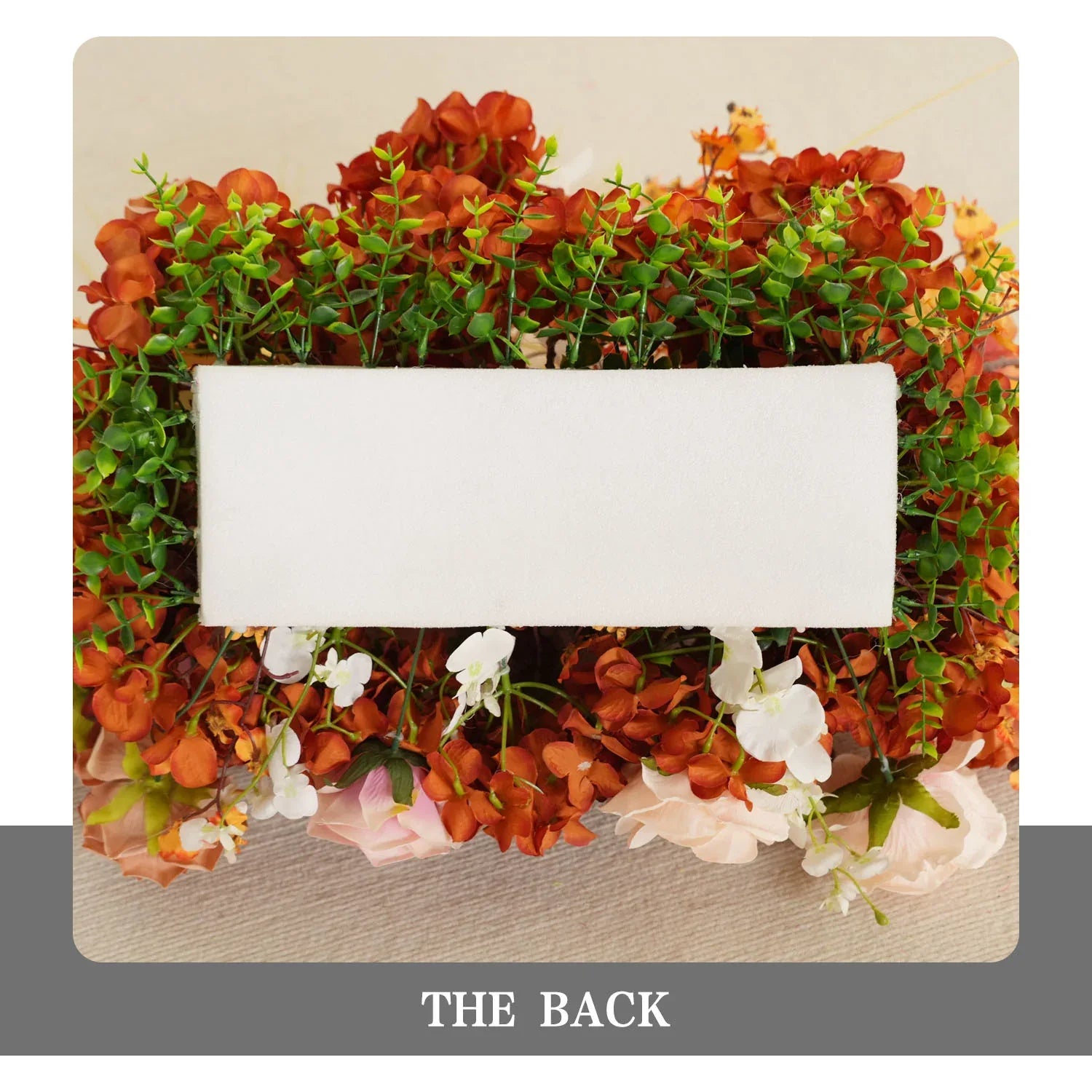 Uflower Artificial Autumn Pink Flower Row Wedding KT Backdrop Decor SET80122 - Uflower