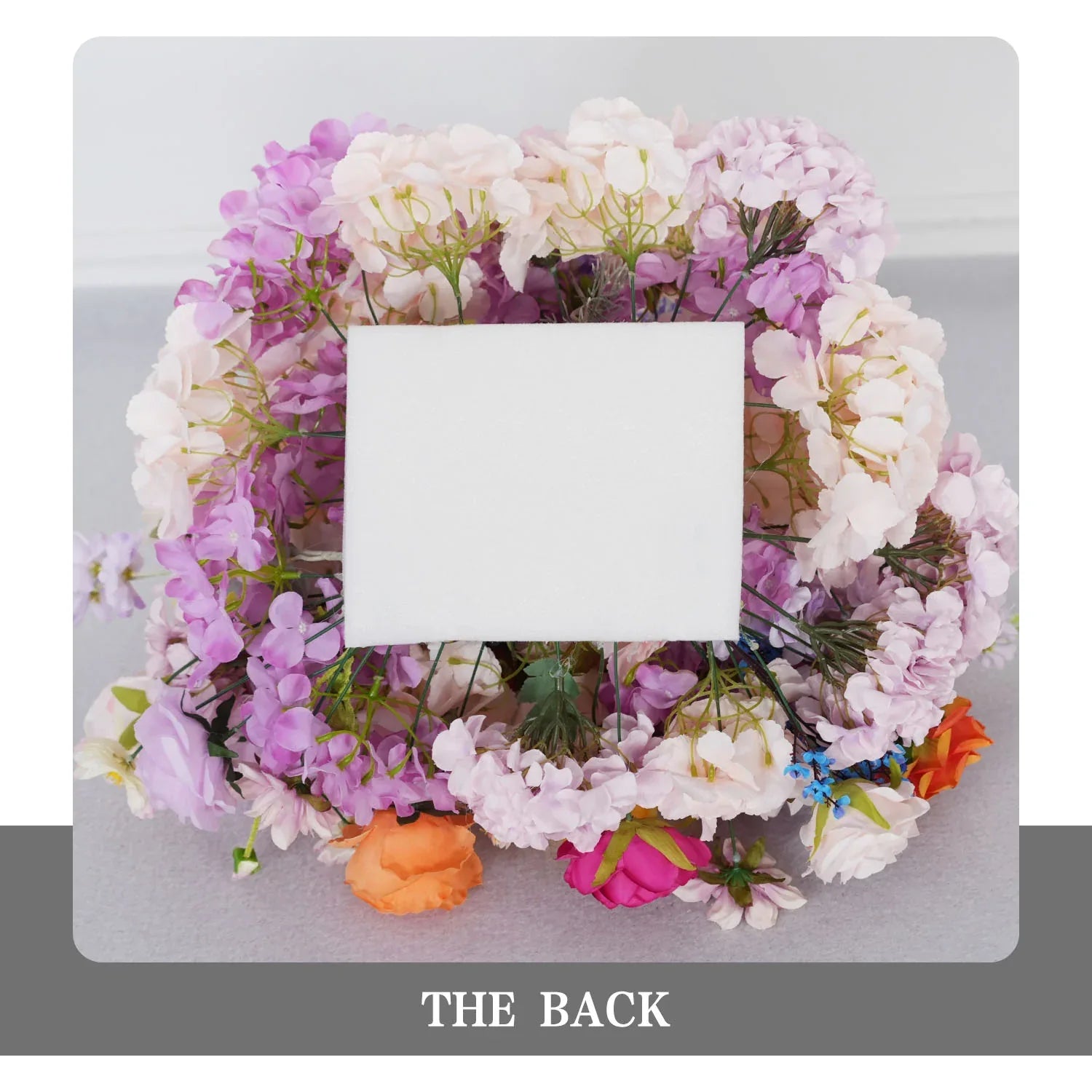 Uflower Colorful Artificial Wedding KT Backdrop Flower Row Decor SET80081 - Uflower
