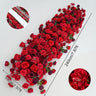 Uflower Artificial Flower Arch 5D Red Burgundy Roses Wedding Decor SET80044 - Uflower