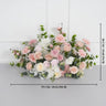 Uflower Wedding Backdrop Pink Rose Green Leaf Floral Arrangement SET80128 - Uflower