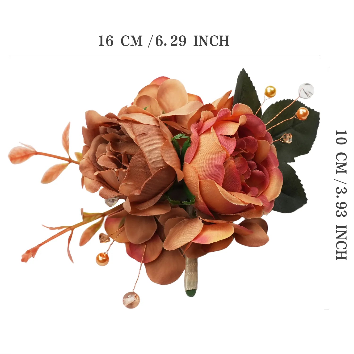 Uflower Boutonnieres in Amber MG80006-04*6