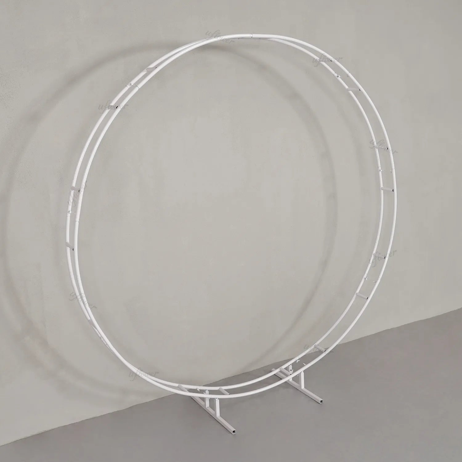 Uflower 2M Round Iron Arch Wedding Arch Flower Stand Event Frame Props MSD80025-01