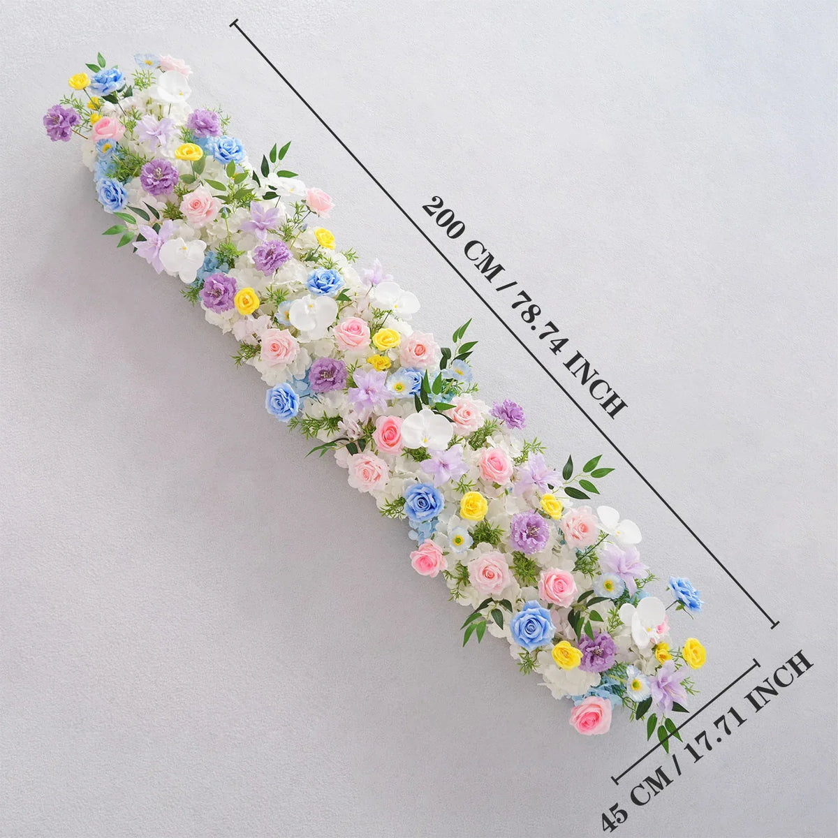 Uflower Colored Table Runner Arrangement Wedding Backdrop Wall Decor M
