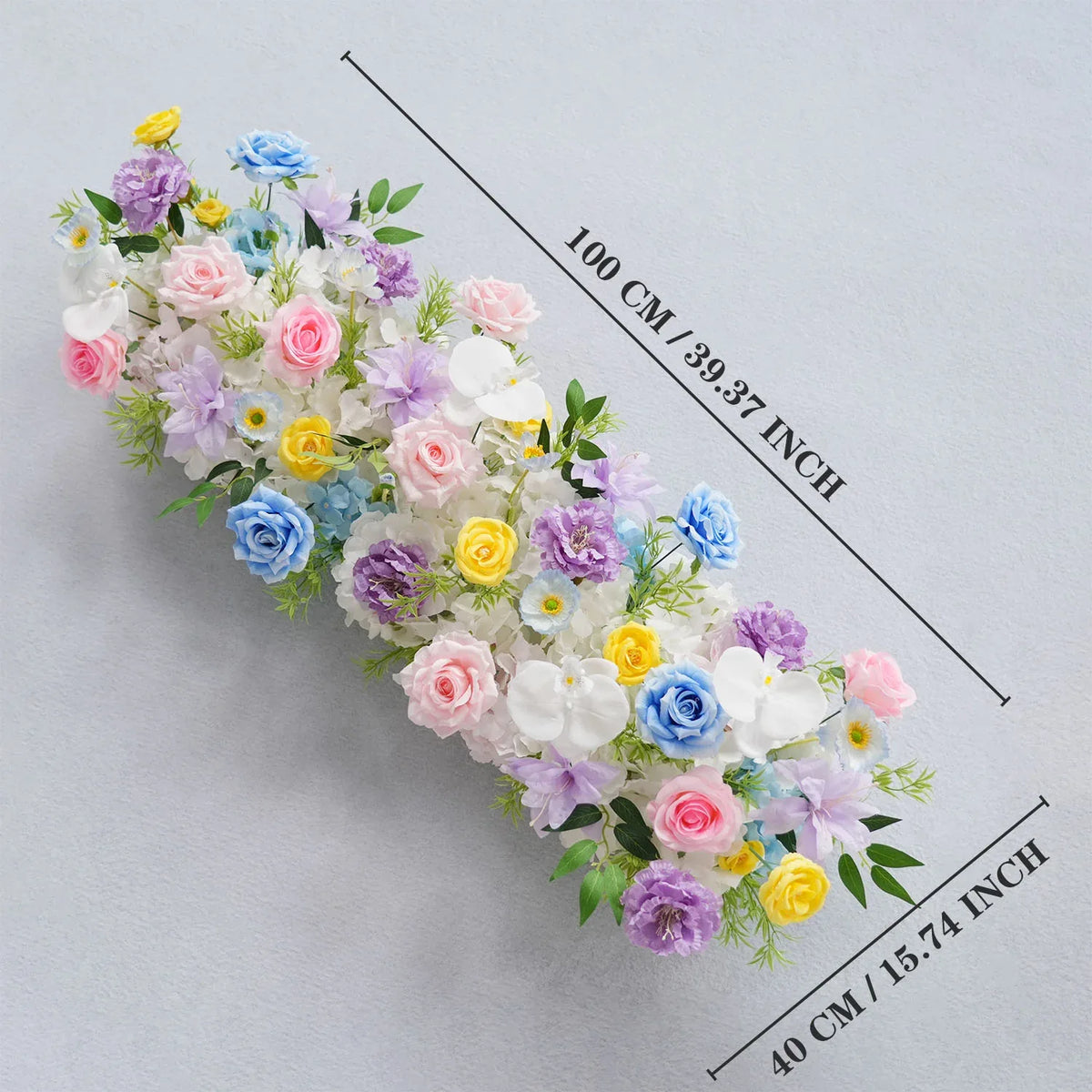 Uflower Colored Table Runner Arrangement Wedding Backdrop Wall Decor M