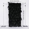 Uflower Artificial Black 5D Flower Wall Wedding Backdrop Deco Birthday Party SET80102 - Uflower