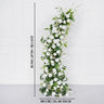 Uflower White Green Rose Floral Arch Wedding Backdrop Decor SET80109 - Uflower
