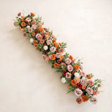 Uflower Mocha Table Runner Sofa Floral Wedding Party Backdrop Decor MC80386-01