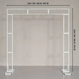 Uflower Square Arch Stand Wedding Background Event Floral Decor Props Frame MSD80030-01 - Uflower