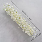 Uflower White Sofa Table Runner Floor Flower Arrangement MC80087-04 - Uflower