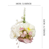 Uflower Wrist Corsages in Blush White MG80009-04*6