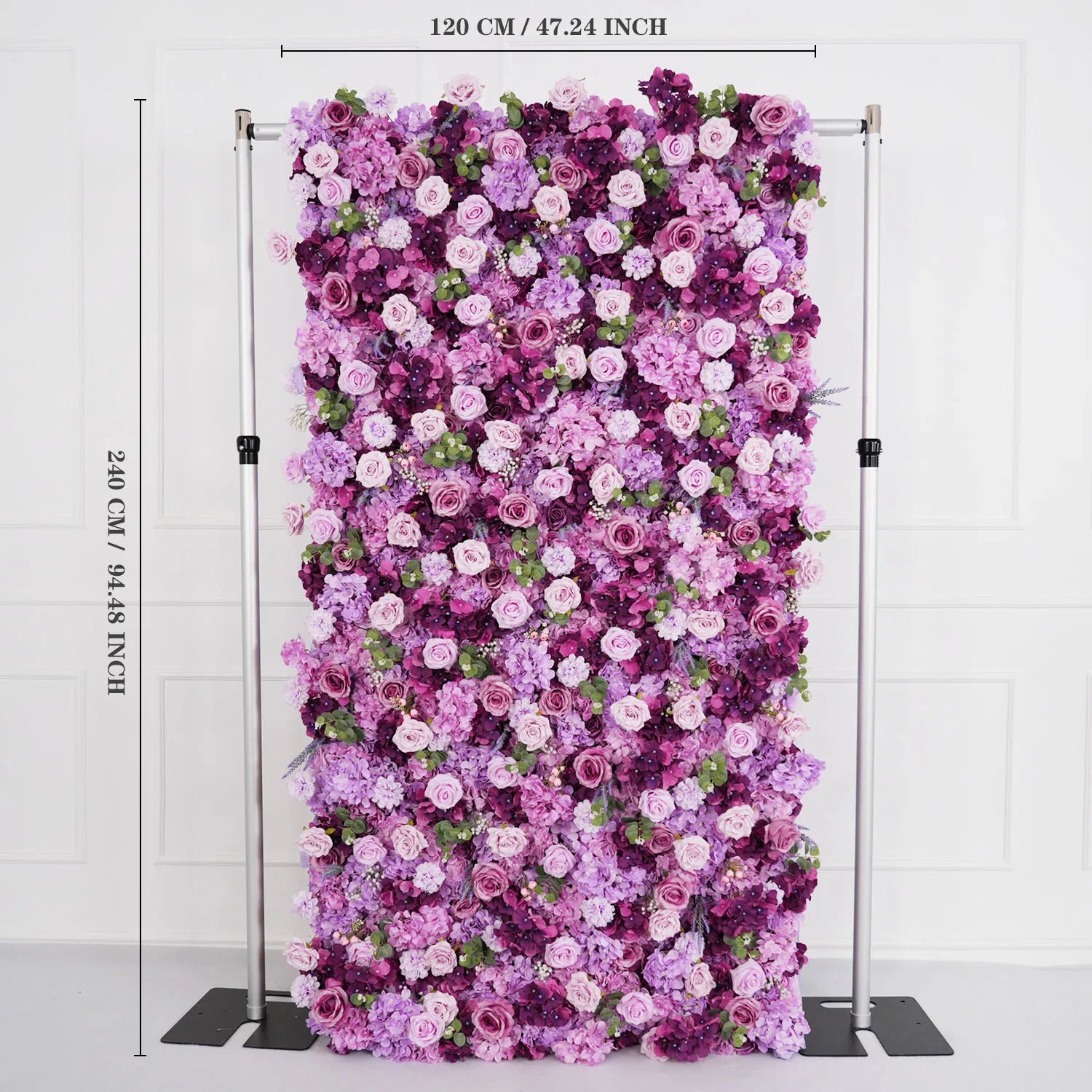 Uflower Artificial Flower Wall  5D Craft Wedding Roller Blind Decor SET80228