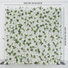 Uflower Artificial White Rose Wall Wedding Backdrop Decor SET80089 - Uflower