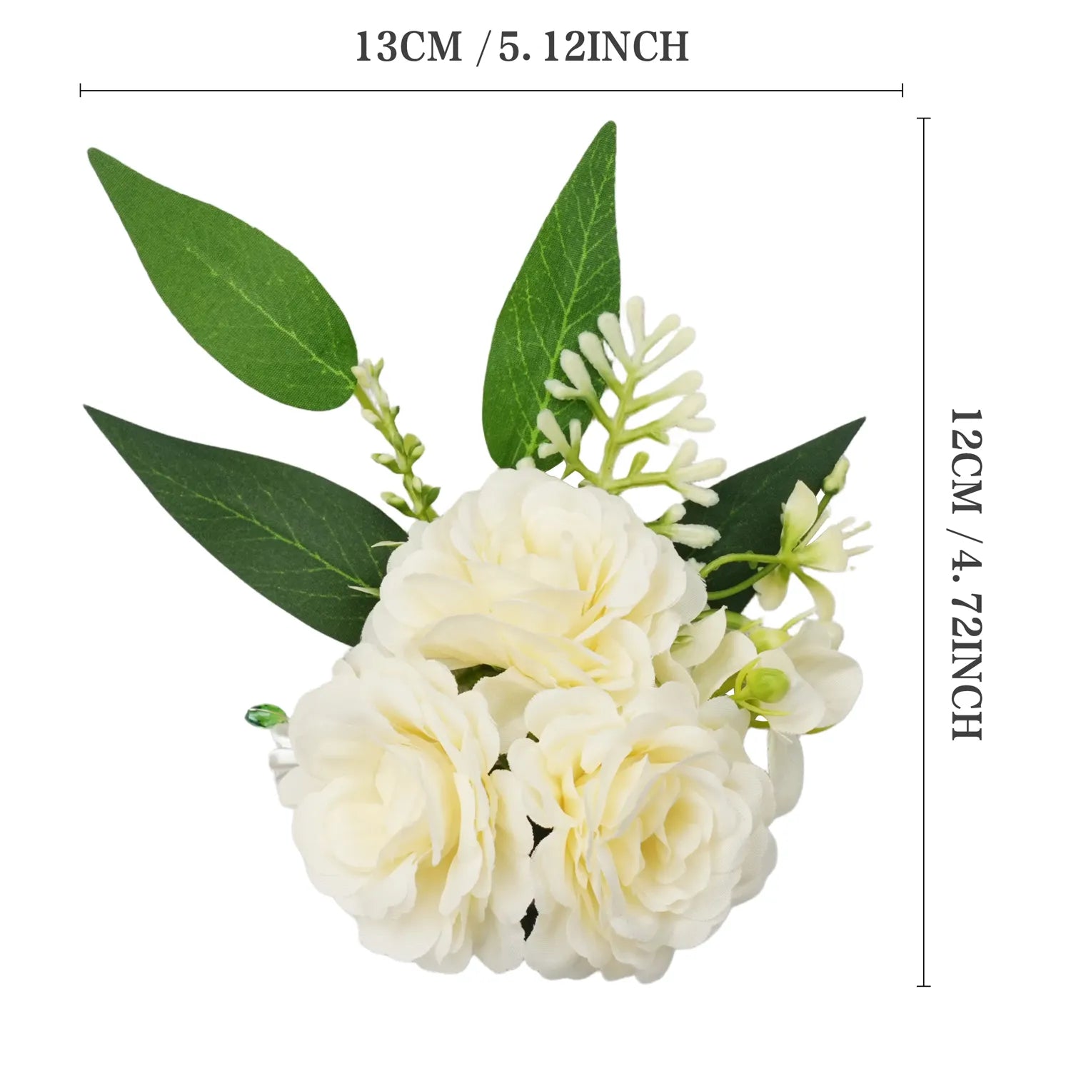 Uflower Wrist Corsages in Ivory MG80005-04*6