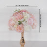 Uflower Pink Table Centerpiece Floral Ball Wedding Table Decoration MB80057 - Uflower