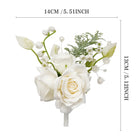 Uflower Boutonnieres in Ivory MG80012-02*6