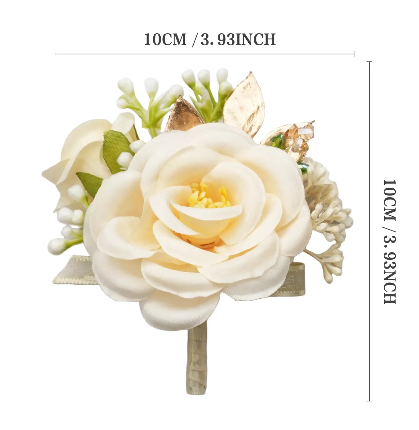 Uflower Boutonnieres in Champagne MG80010-03*6