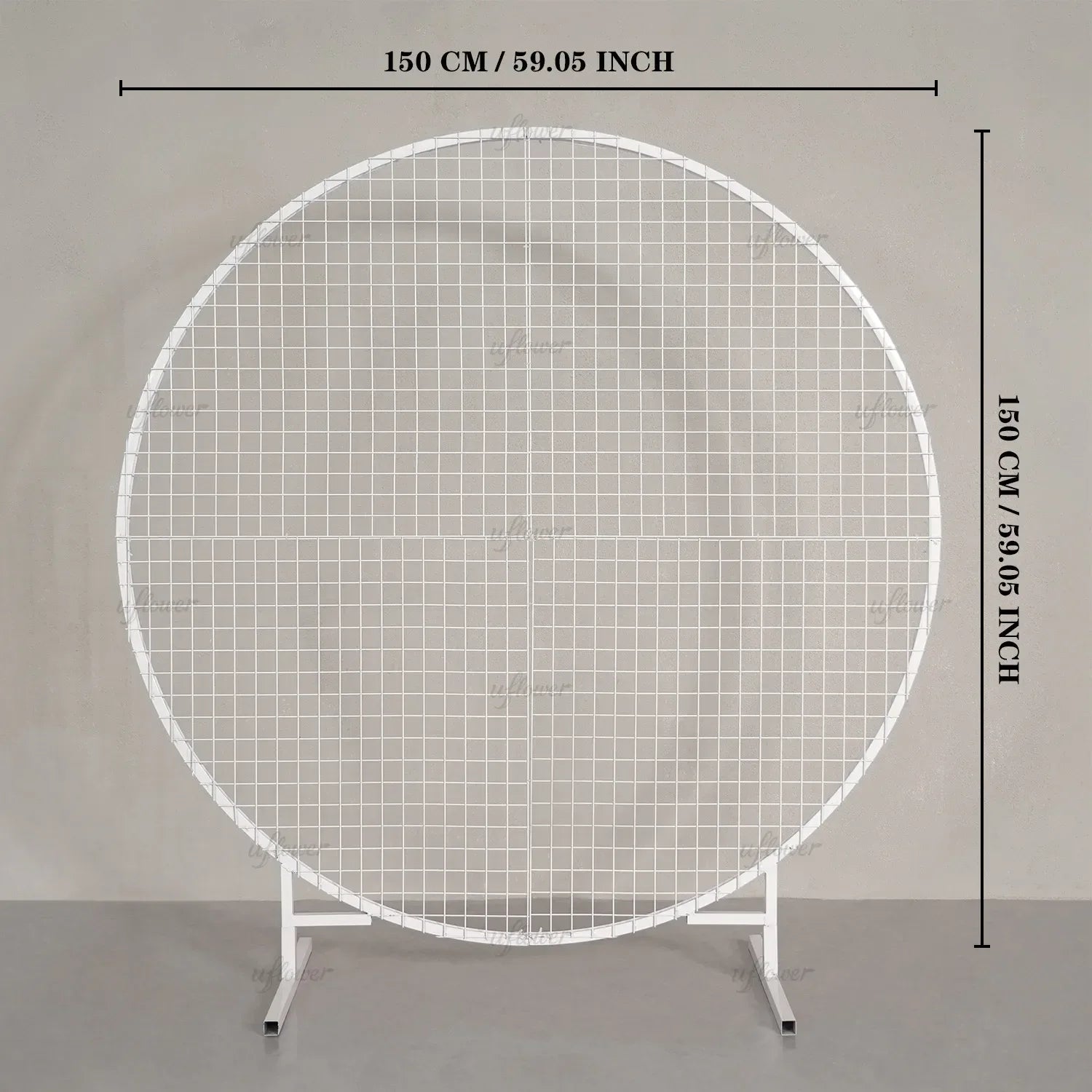 Uflower 1.5M Round Arch Stand Wedding Background Event Floral Decor Props MSD80026-01 - Uflower
