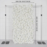 Uflower Artificial White Flower Wall Wedding Backdrop Decor SET80113 - Uflower