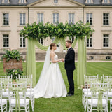 Uflower Artificial Greenery Flower Row Wedding KT Backdrop Decor SET80168 - Uflower