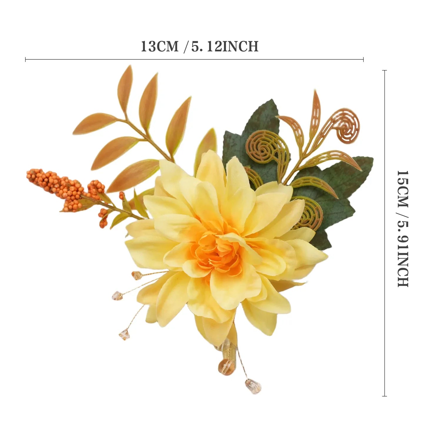 Uflower Boutonnieres in Yellow MG80003-03 - Uflower